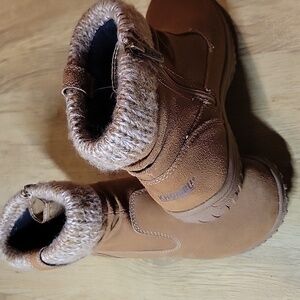 KHOMBU-Women's Brown Winter Boots